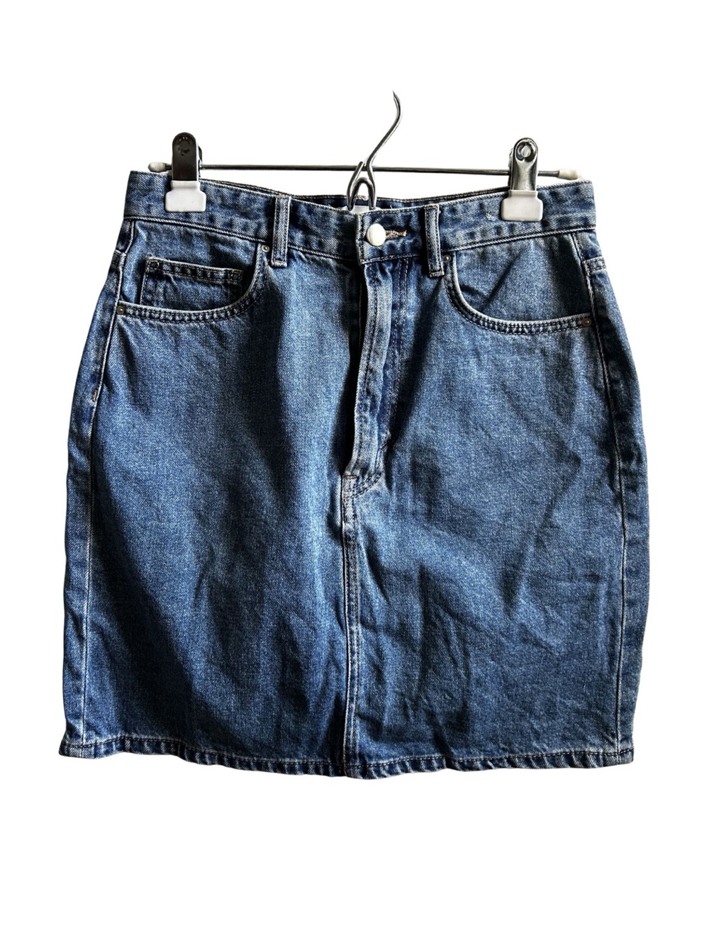 H&M Denim Mini Skirt in Blue